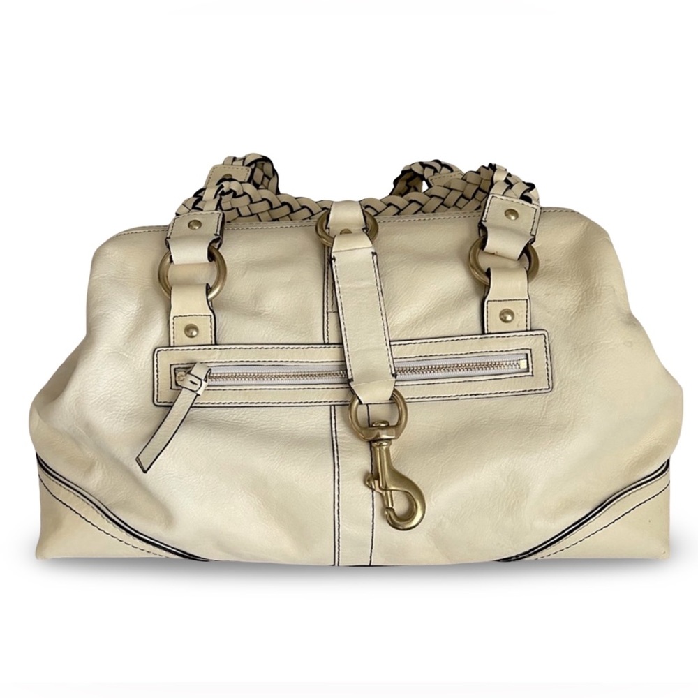 NWT Vintage Coach Daphne Large Satchel Shoulder Bag Vachetta Leather | 3569 - Picture 9 of 14